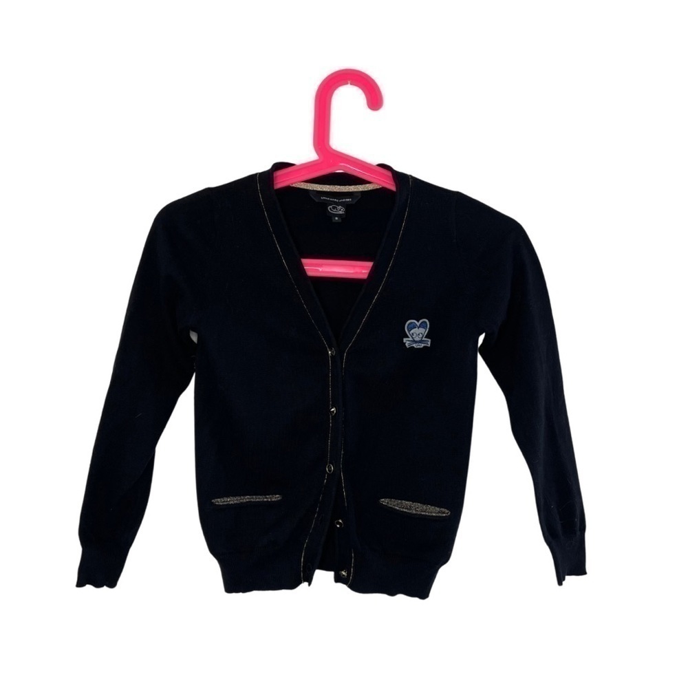 LITTLE Marc Jacobs Black and Gold Kids Cardigan size 8